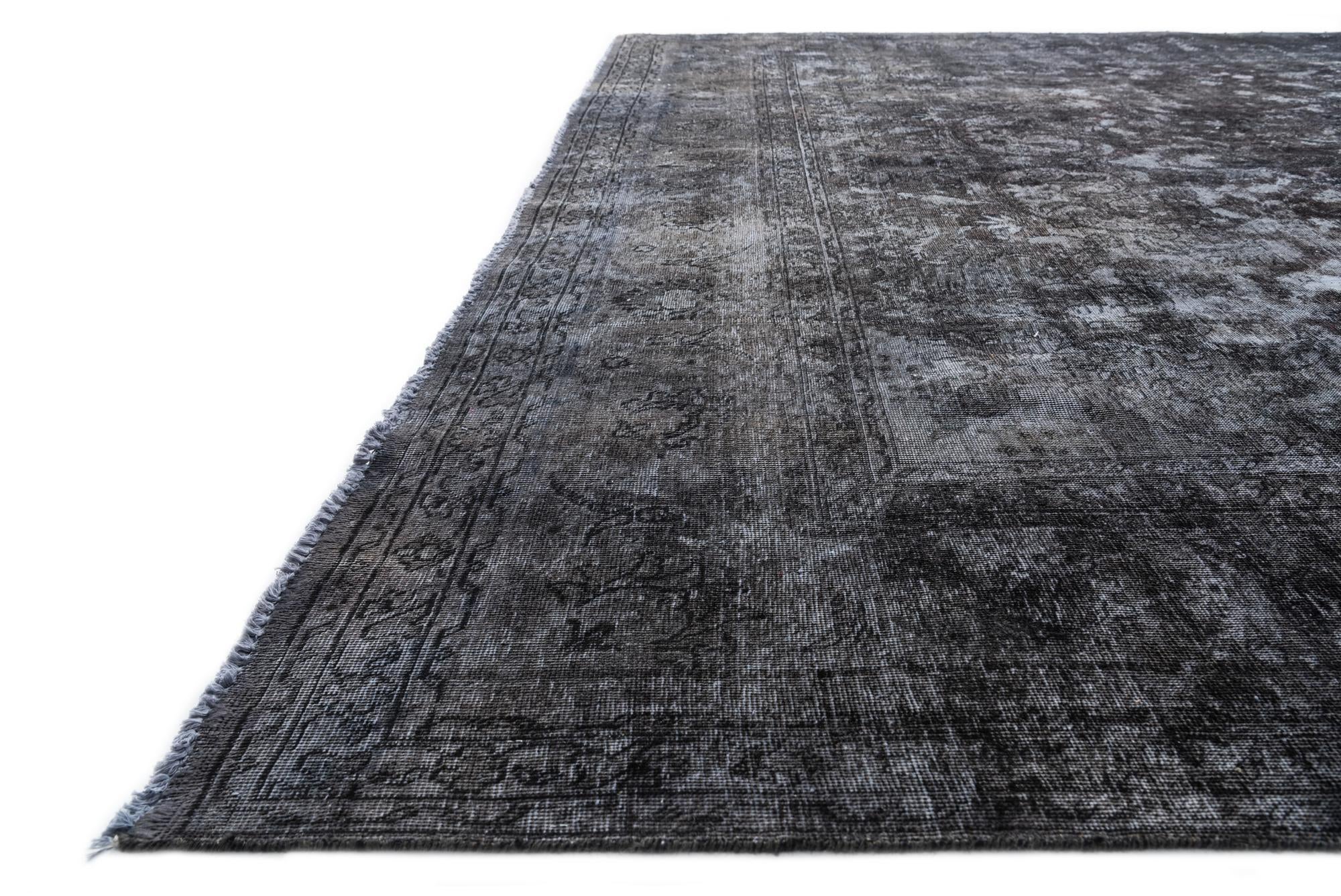 9' 9 x 13' 4 Hand Knotted Ultra Vintage Persian Wool Rug