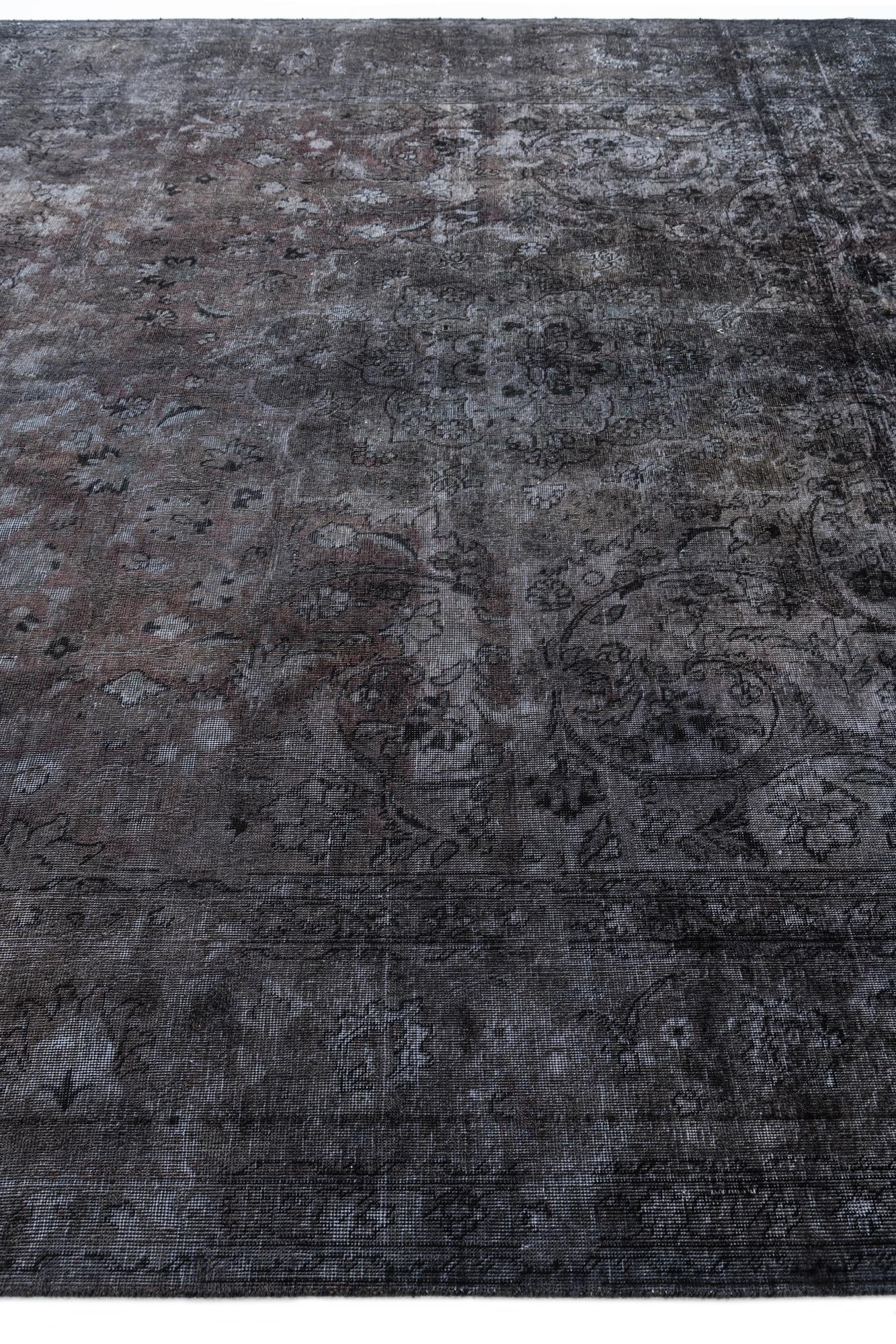 9' 9 x 13' 4 Hand Knotted Ultra Vintage Persian Wool Rug