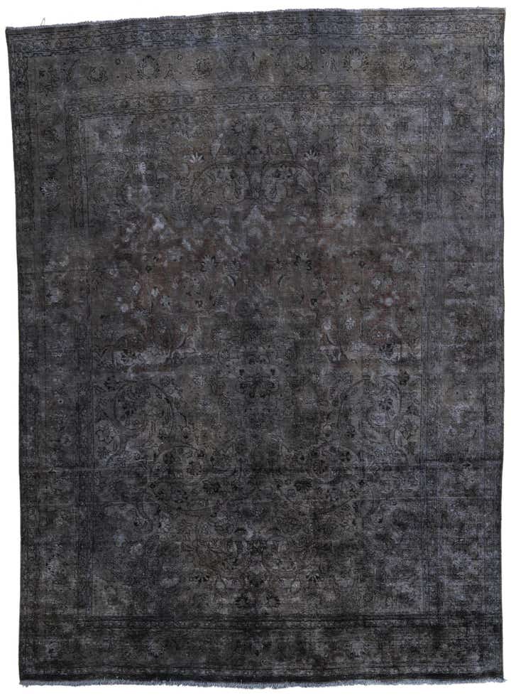9' 9 x 13' 4 Hand Knotted Ultra Vintage Persian Wool Rug