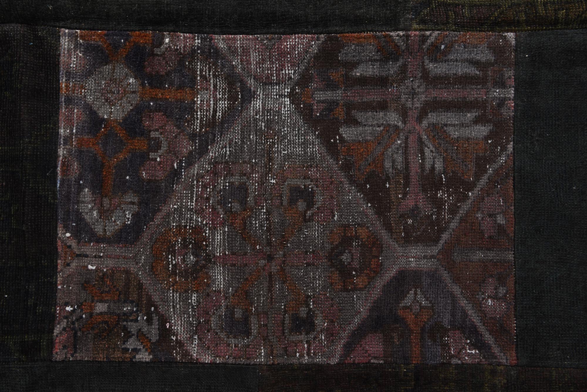 6' 9 x 10' Hand Knotted Ultra Vintage Persian Wool Rug