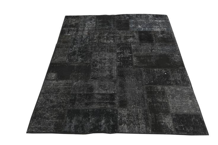 Detail image of 4' 10 x 6' 7 Hand Knotted Ultra Vintage Persian Wool Rug