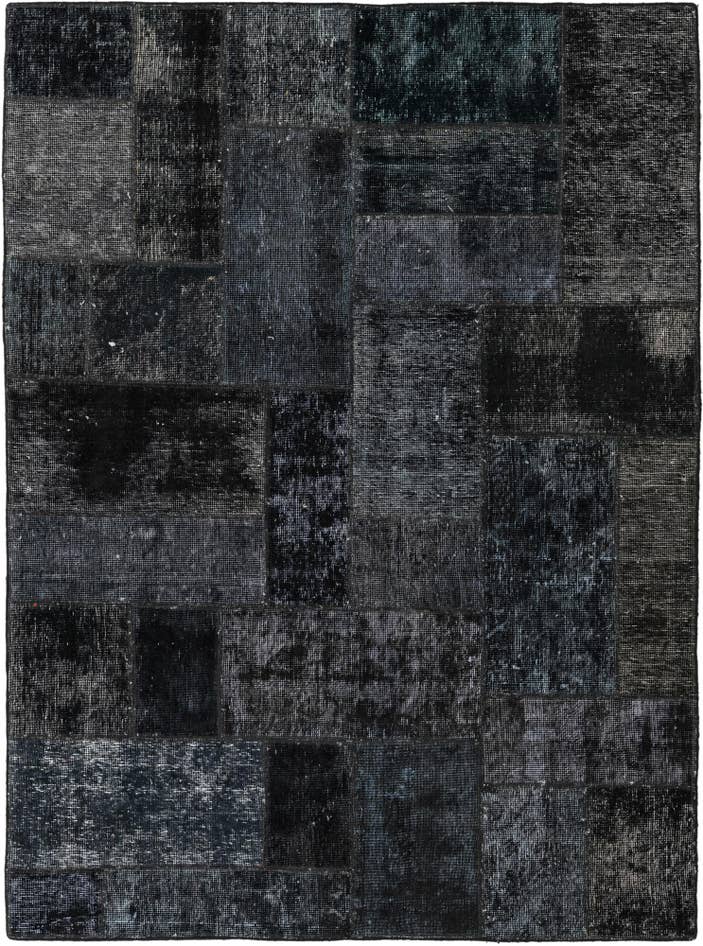 Detail image of 4' 10 x 6' 7 Hand Knotted Ultra Vintage Persian Wool Rug