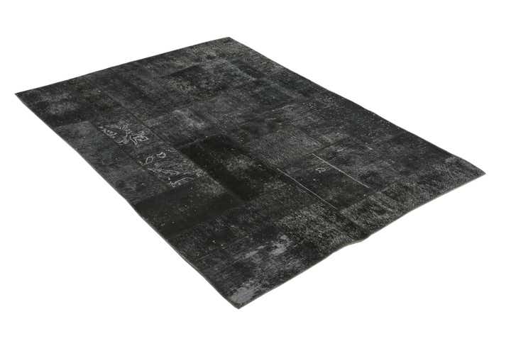 5' x 6' 8 Hand Knotted Ultra Vintage Persian Wool Rug