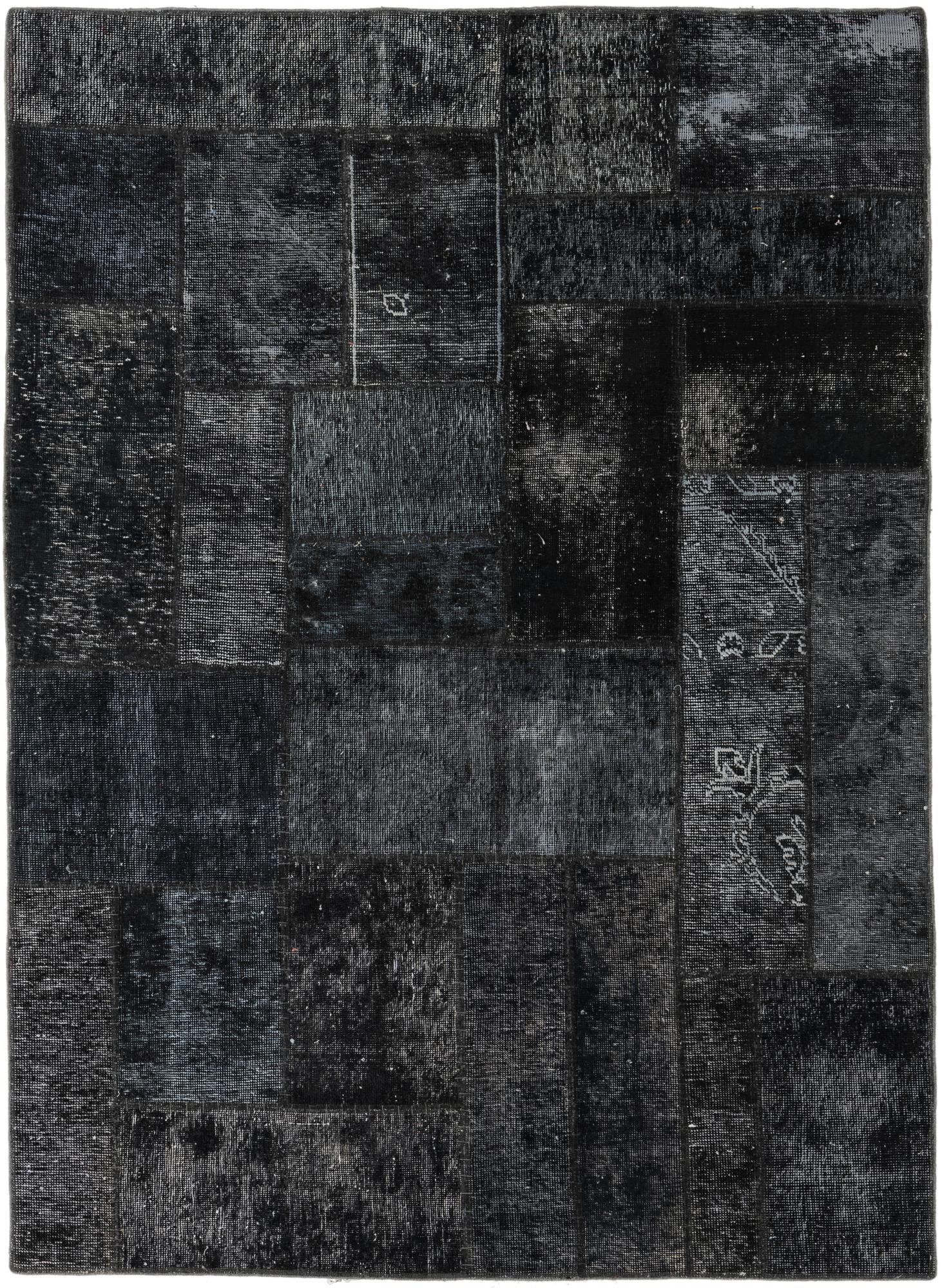 5' x 6' 8 Hand Knotted Ultra Vintage Persian Wool Rug
