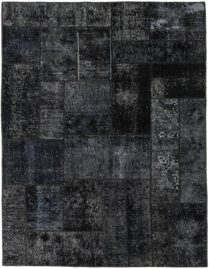Detail image of 5' x 6' 8 Hand Knotted Ultra Vintage Persian Wool Rug