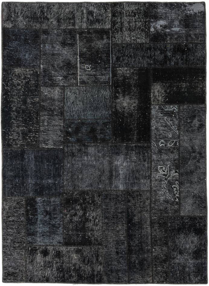 Detail image of 5' x 6' 8 Hand Knotted Ultra Vintage Persian Wool Rug