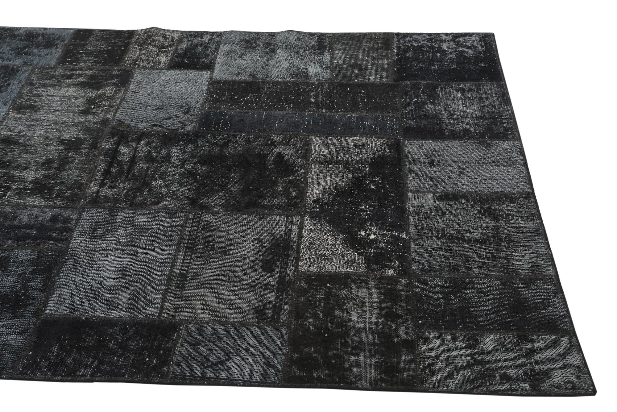 5' x 6' 8 Hand Knotted Ultra Vintage Persian Wool Rug