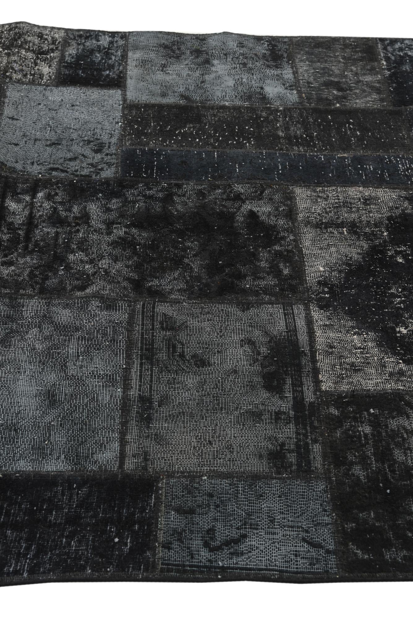 5' x 6' 8 Hand Knotted Ultra Vintage Persian Wool Rug