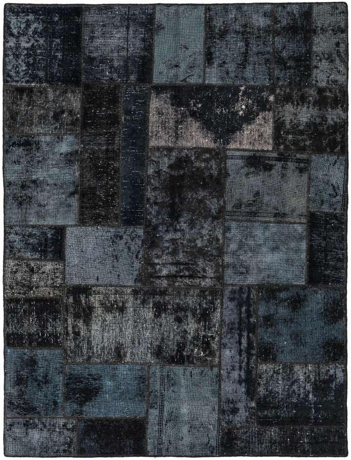 5' x 6' 8 Hand Knotted Ultra Vintage Persian Wool Rug