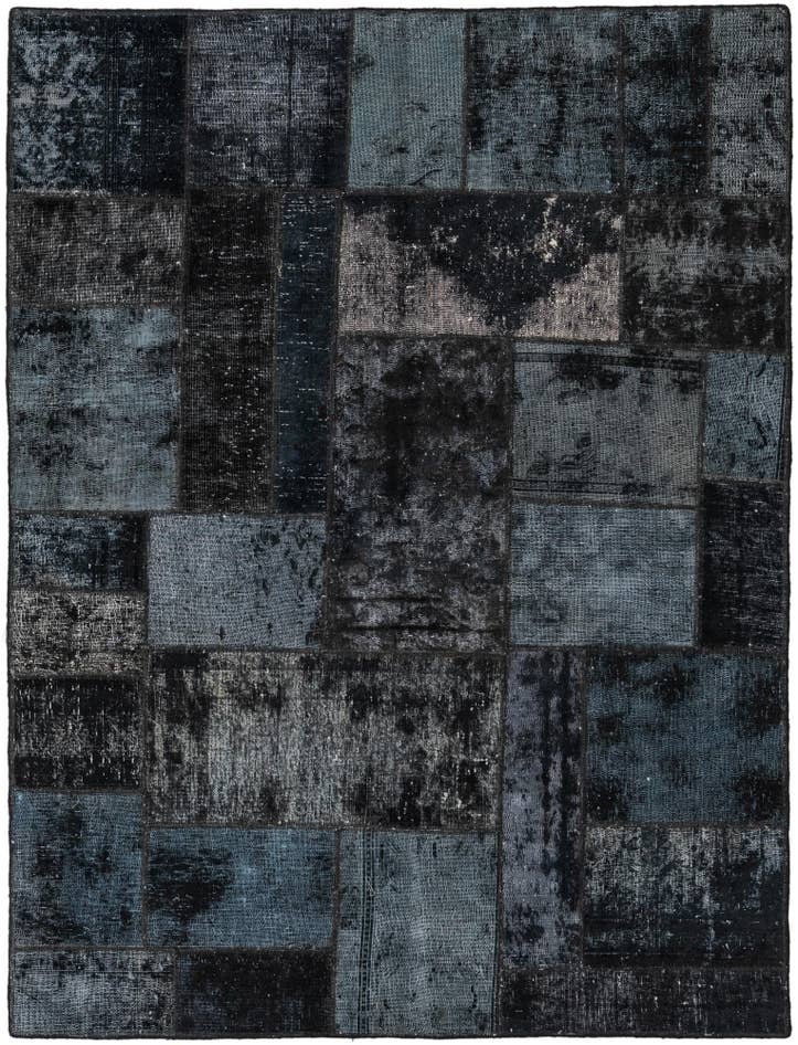 Detail image of 5' x 6' 8 Hand Knotted Ultra Vintage Persian Wool Rug