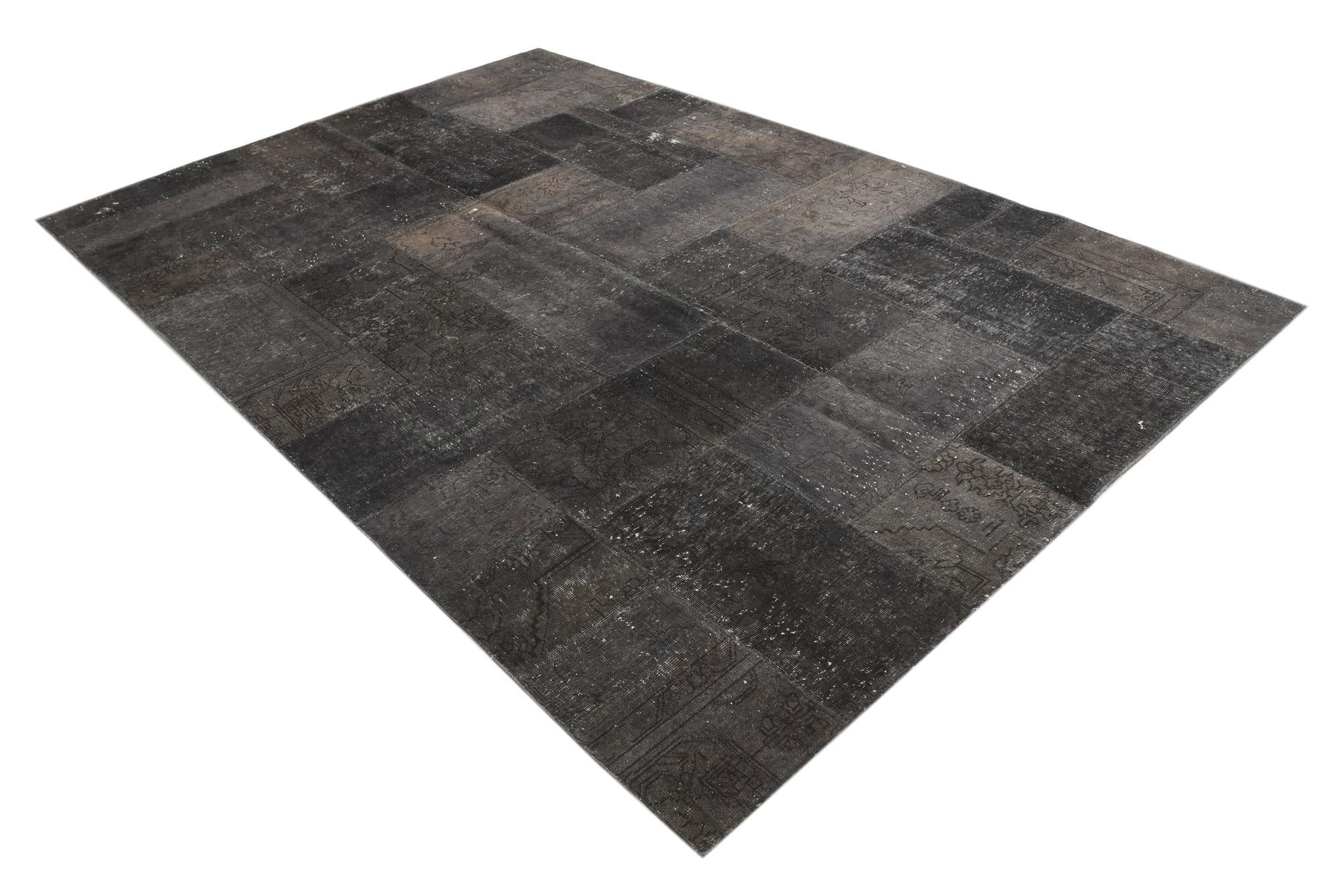 6' 9 x 10' 2 Hand Knotted Ultra Vintage Persian Wool Rug