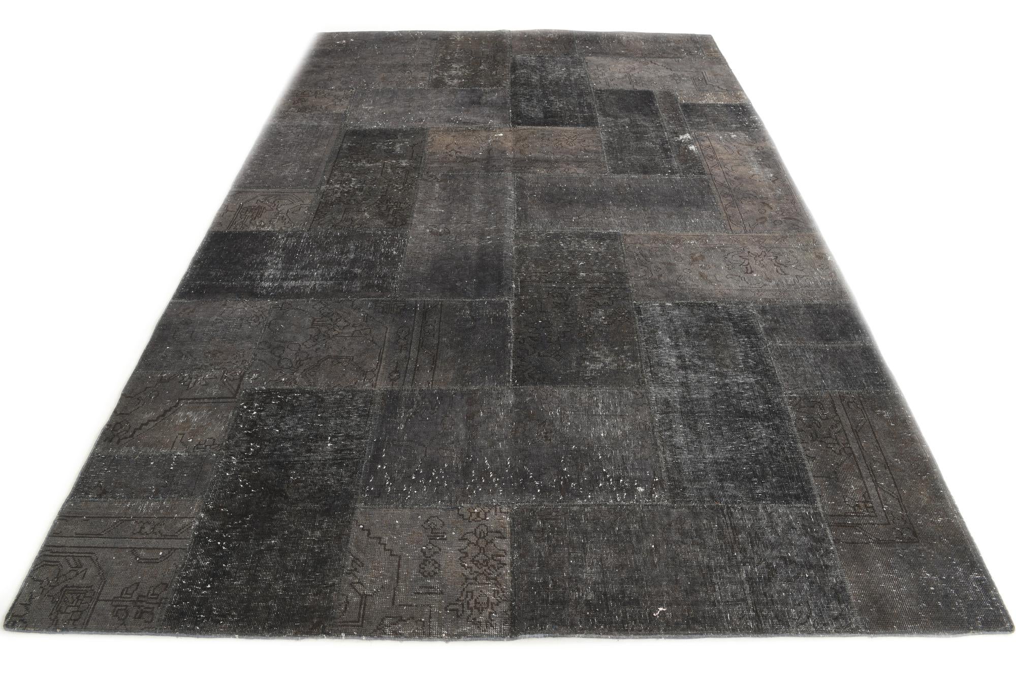 6' 9 x 10' 2 Hand Knotted Ultra Vintage Persian Wool Rug