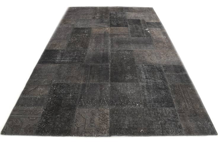 Detail image of 6' 9 x 10' 2 Hand Knotted Ultra Vintage Persian Wool Rug