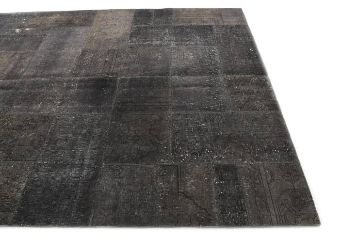 Detail image of 6' 9 x 10' 2 Hand Knotted Ultra Vintage Persian Wool Rug