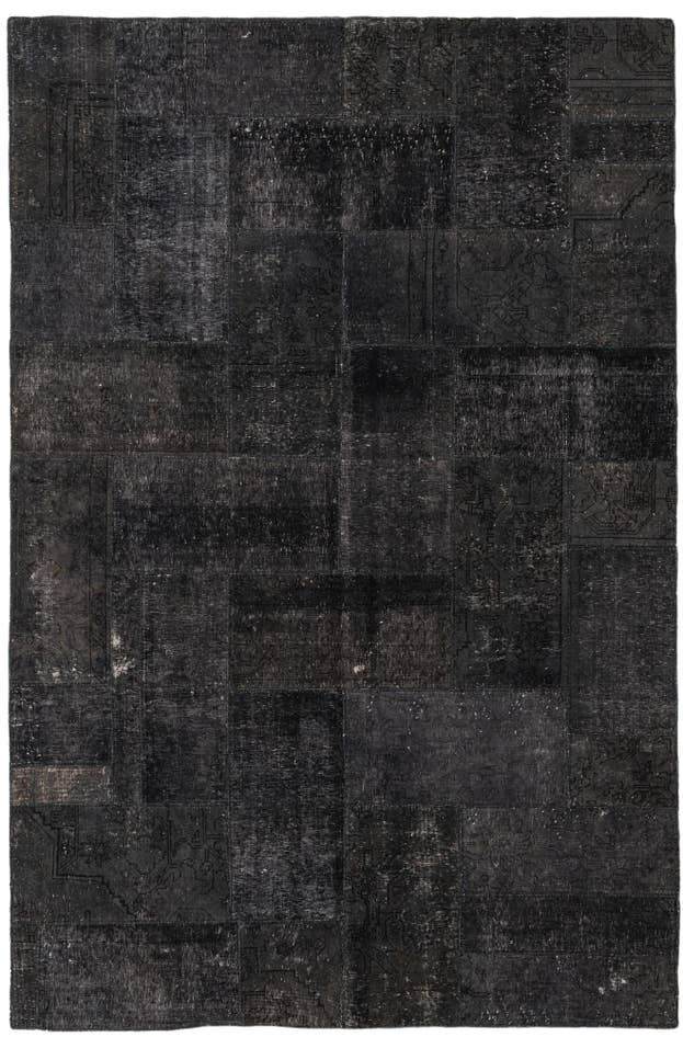 Detail image of 6' 9 x 10' 2 Hand Knotted Ultra Vintage Persian Wool Rug