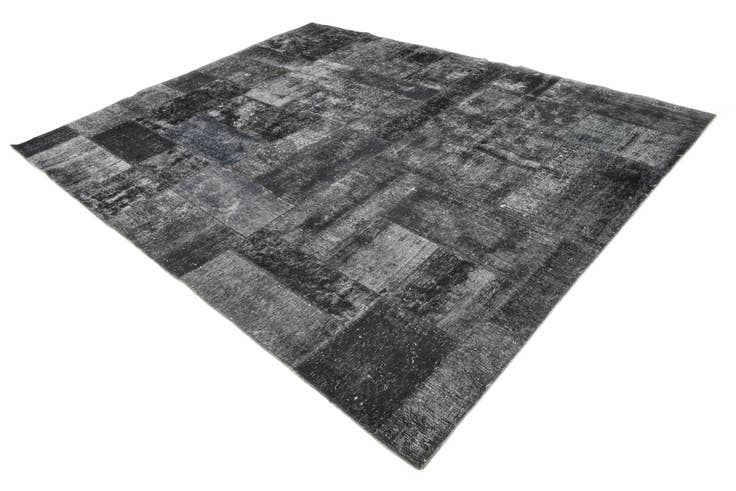 Detail image of 8' 1 x 10' 2 Hand Knotted Ultra Vintage Persian Wool Rug