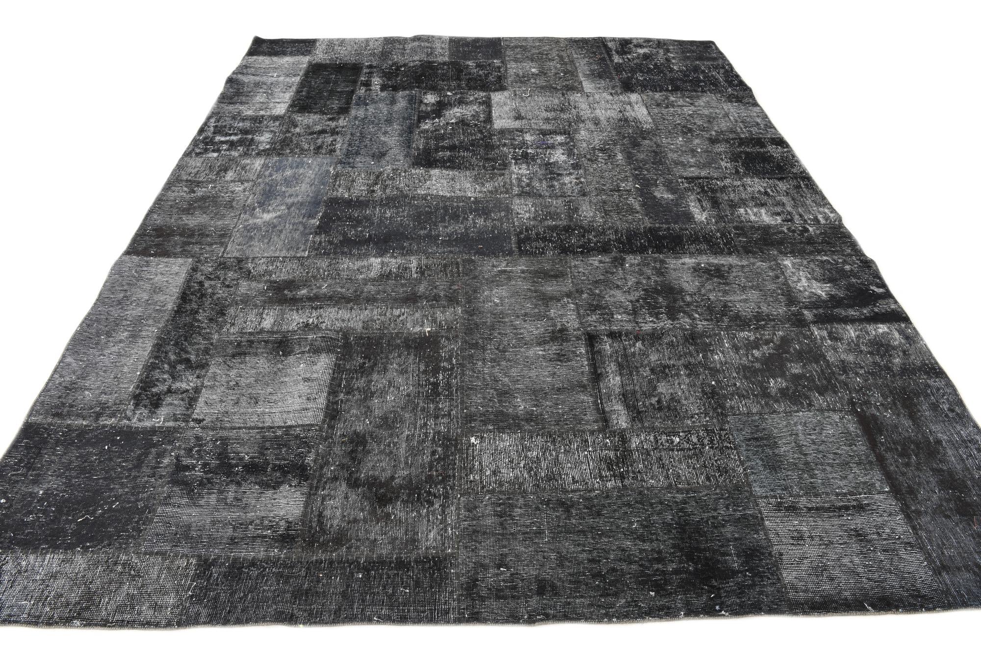 8' 1 x 10' 2 Hand Knotted Ultra Vintage Persian Wool Rug