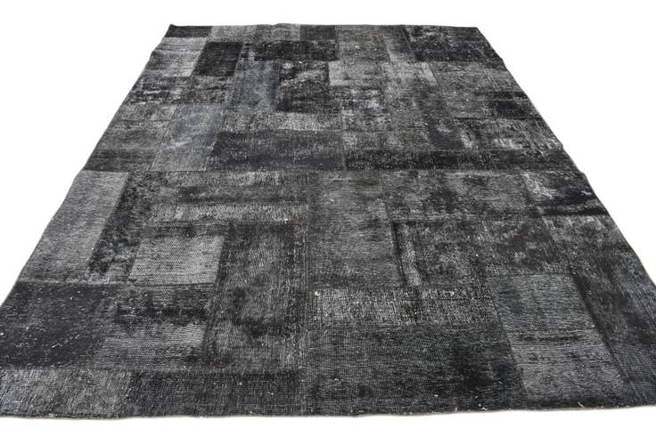 Detail image of 8' 1 x 10' 2 Hand Knotted Ultra Vintage Persian Wool Rug