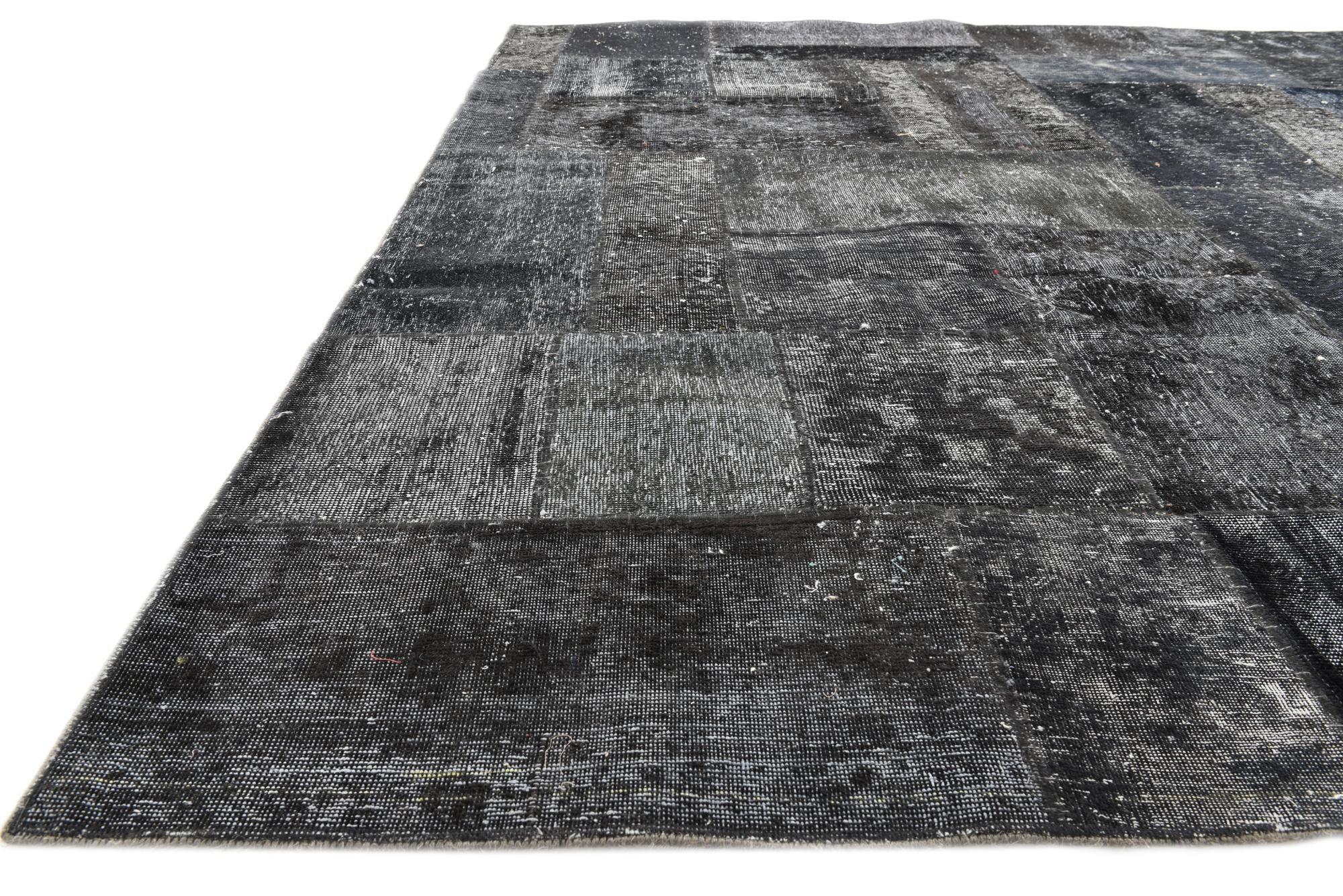 8' 1 x 10' 2 Hand Knotted Ultra Vintage Persian Wool Rug