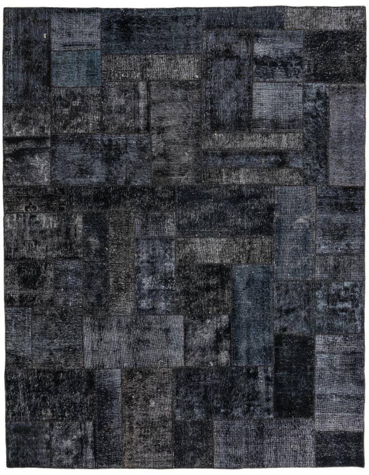 Detail image of 8' 1 x 10' 2 Hand Knotted Ultra Vintage Persian Wool Rug