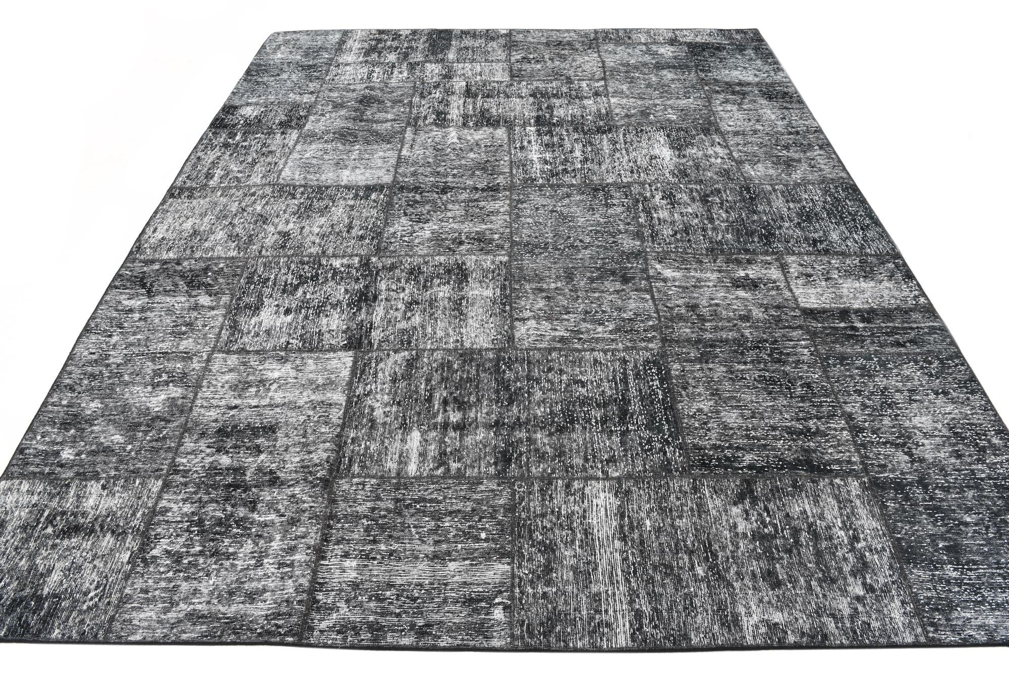 7' 11 x 10' Hand Knotted Ultra Vintage Persian Wool Rug