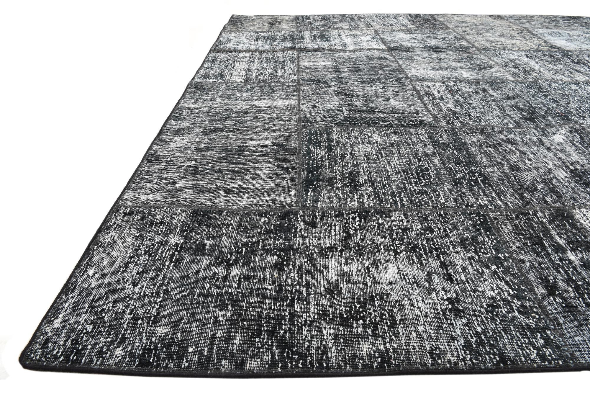 7' 11 x 10' Hand Knotted Ultra Vintage Persian Wool Rug