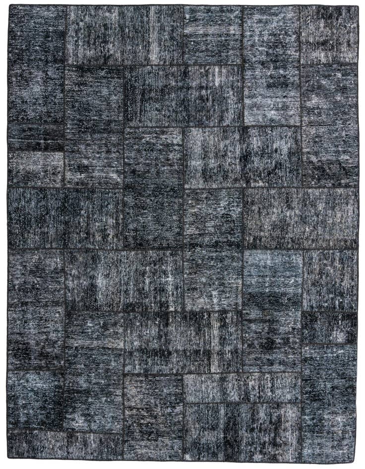Detail image of 7' 11 x 10' Hand Knotted Ultra Vintage Persian Wool Rug