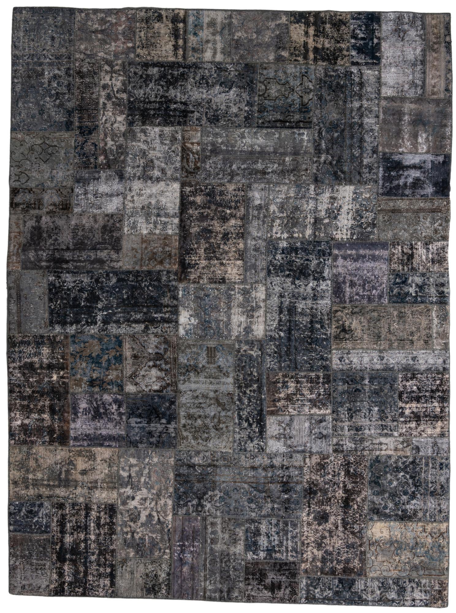 9' 1 x 12' 1 Hand Knotted Ultra Vintage Persian Wool Rug
