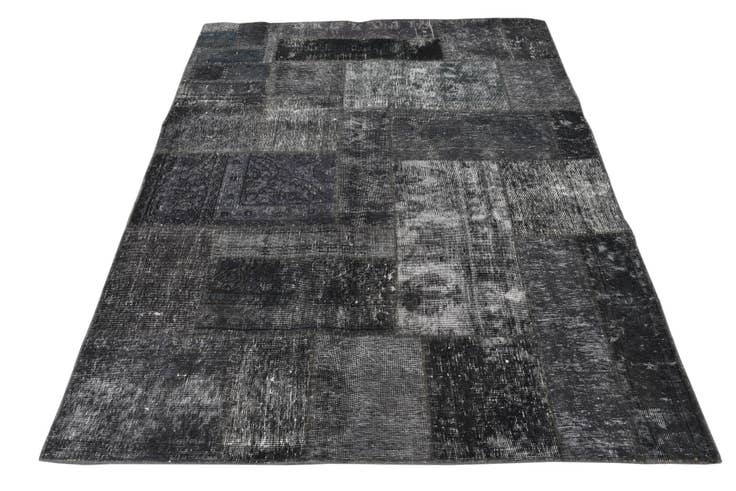 Detail image of 5' x 7' Hand Knotted Ultra Vintage Persian Wool Rug