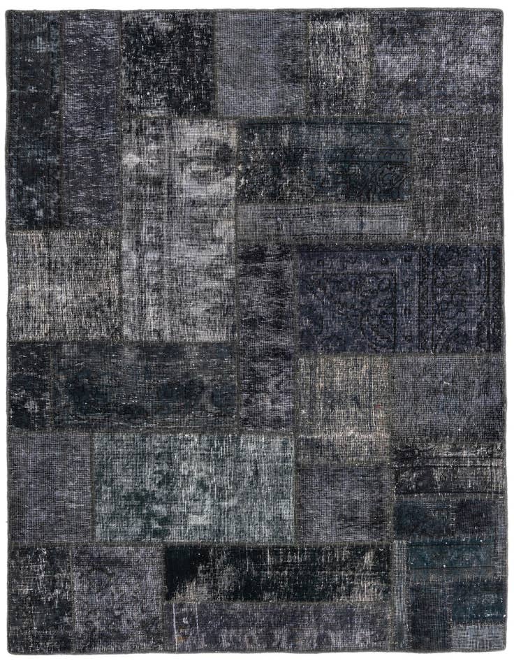 Detail image of 5' x 7' Hand Knotted Ultra Vintage Persian Wool Rug