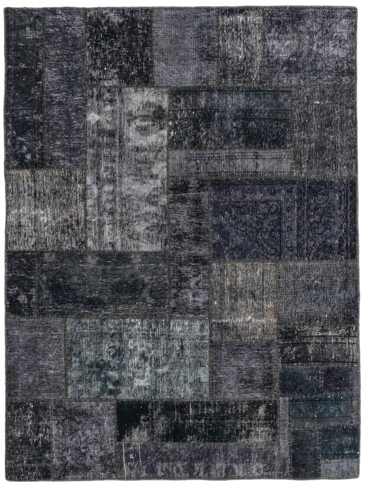 Detail image of 5' x 7' Hand Knotted Ultra Vintage Persian Wool Rug