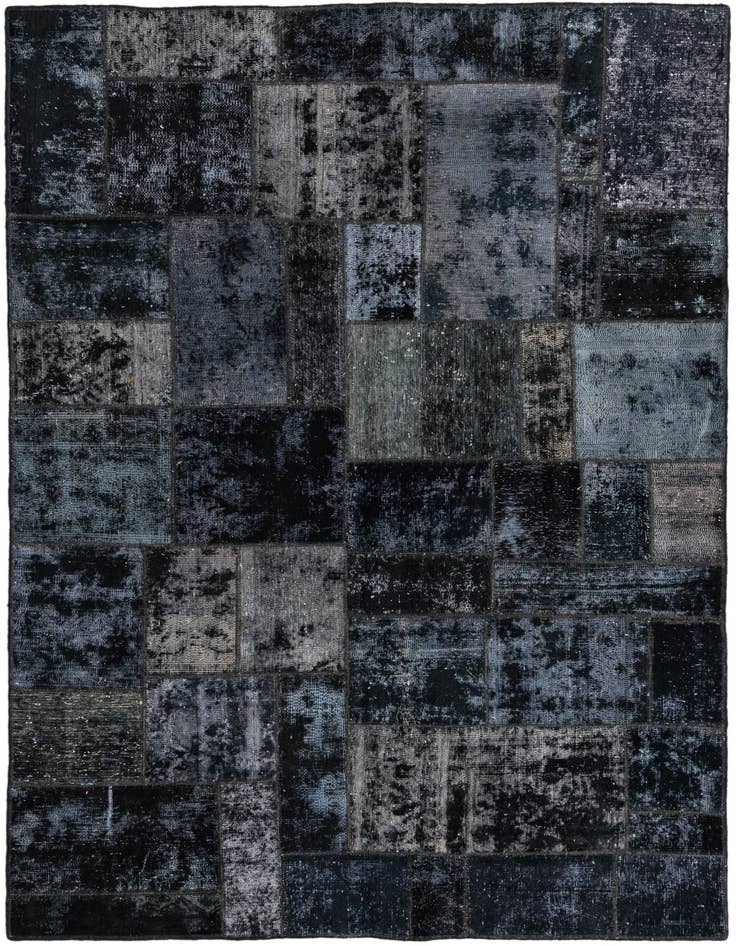 Detail image of 5' 7 x 7' 6 Hand Knotted Ultra Vintage Persian Wool Rug