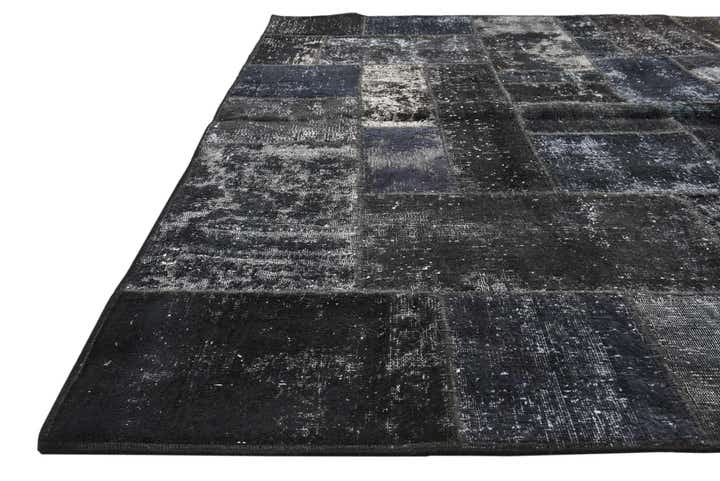 5' 8 x 8' Hand Knotted Ultra Vintage Persian Wool Rug