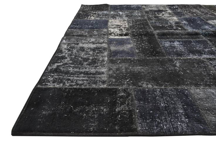 Detail image of 5' 8 x 8' Hand Knotted Ultra Vintage Persian Wool Rug