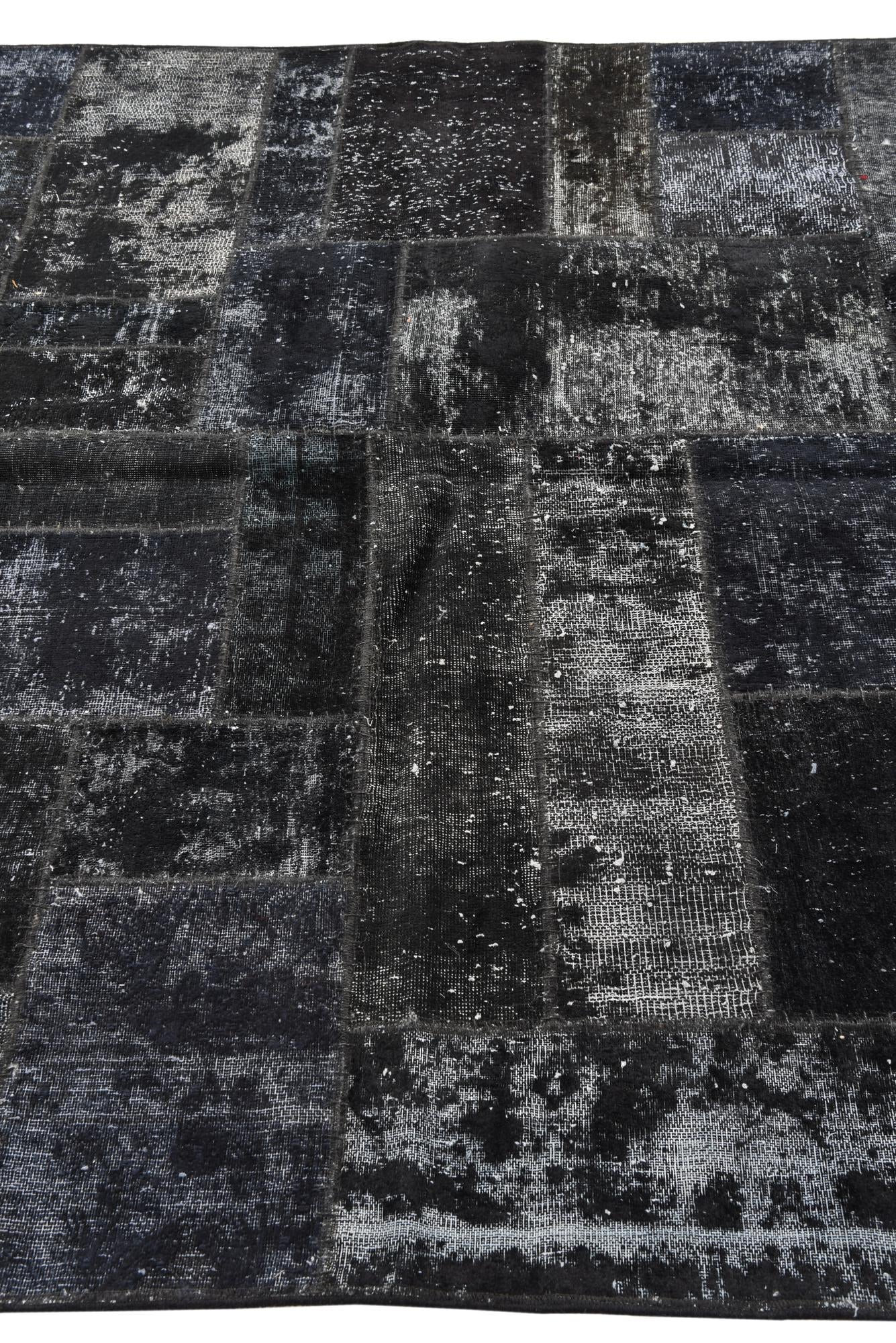 5' 8 x 8' Hand Knotted Ultra Vintage Persian Wool Rug