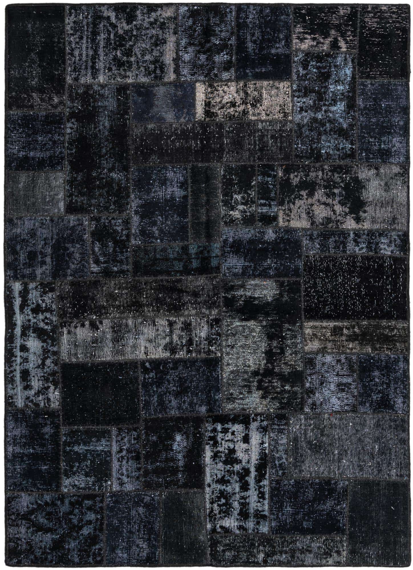 5' 8 x 8' Hand Knotted Ultra Vintage Persian Wool Rug