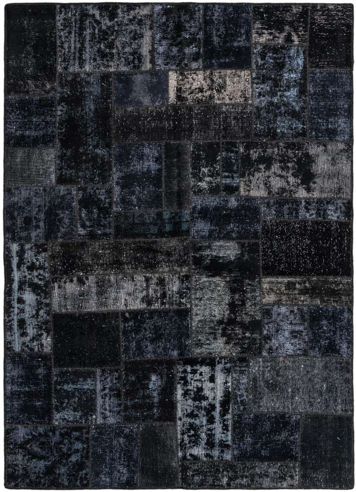 5' 8 x 8' Hand Knotted Ultra Vintage Persian Wool Rug