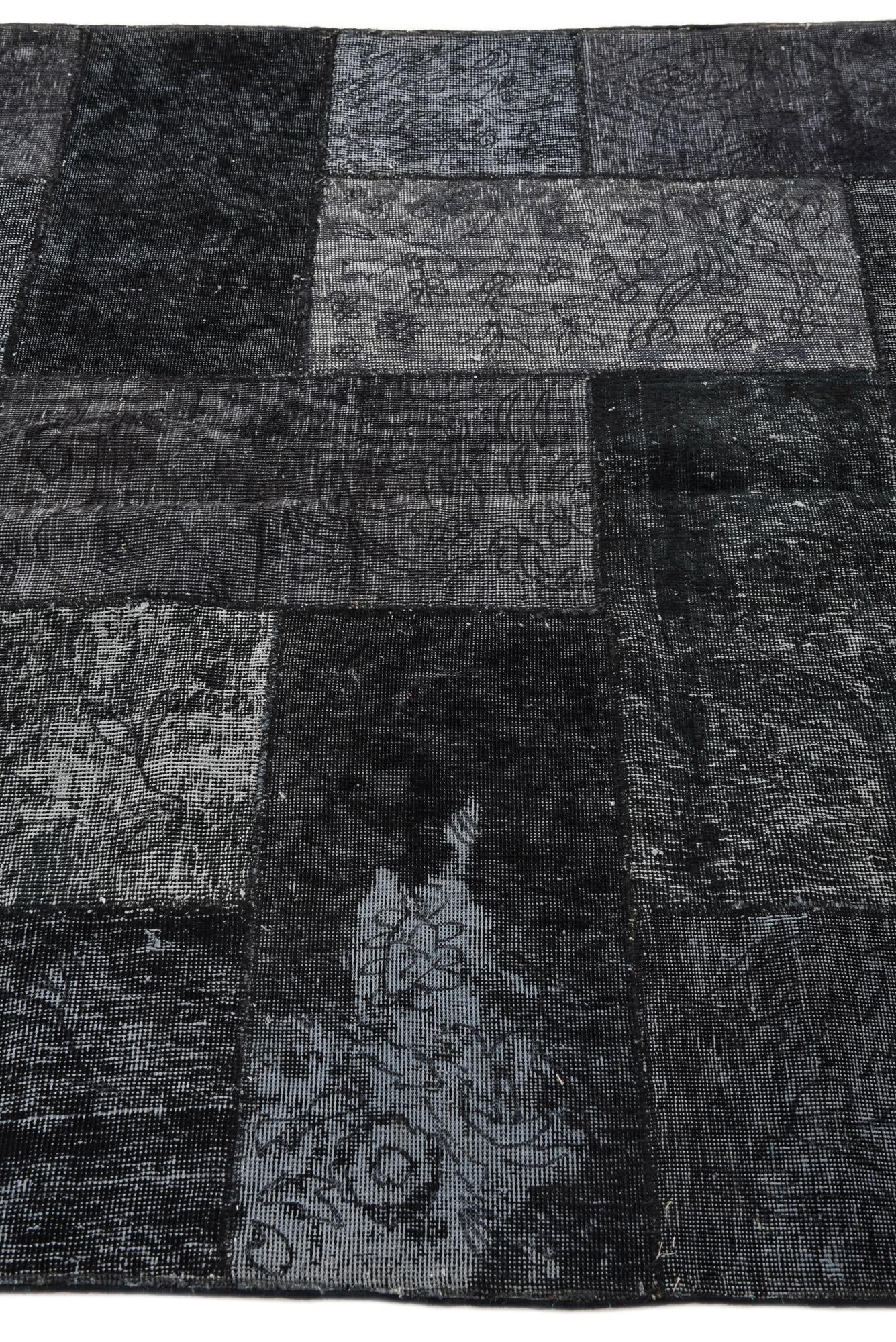 5' x 6' 8 Hand Knotted Ultra Vintage Persian Wool Rug