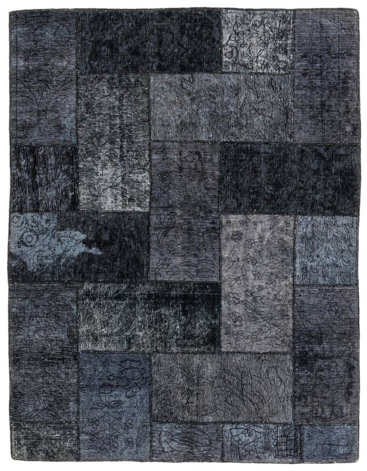Detail image of 5' x 6' 8 Hand Knotted Ultra Vintage Persian Wool Rug