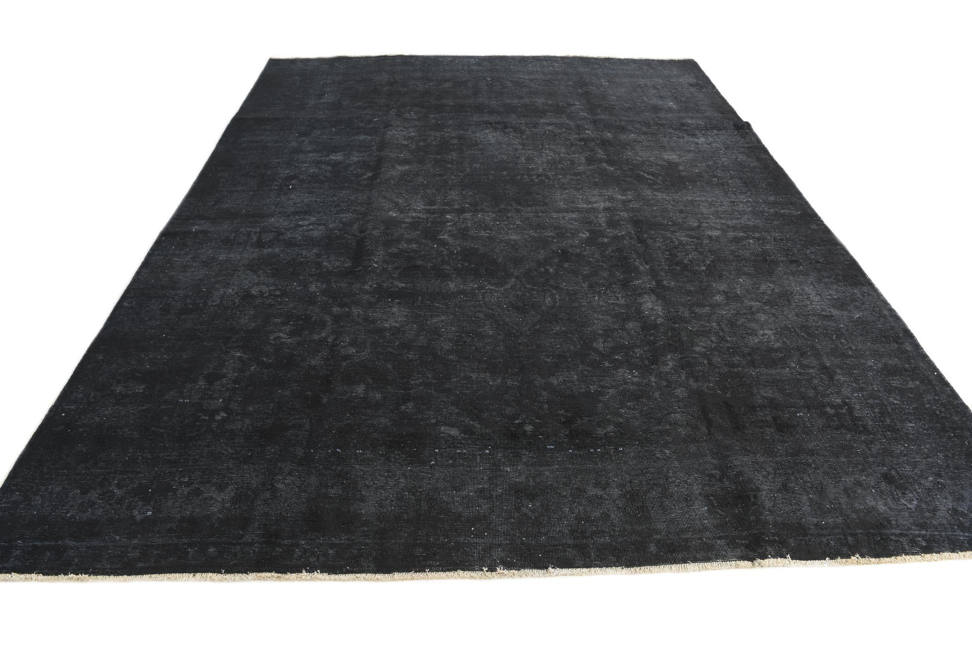 9' 5 x 12' 4 Hand Knotted Ultra Vintage Persian Wool Rug