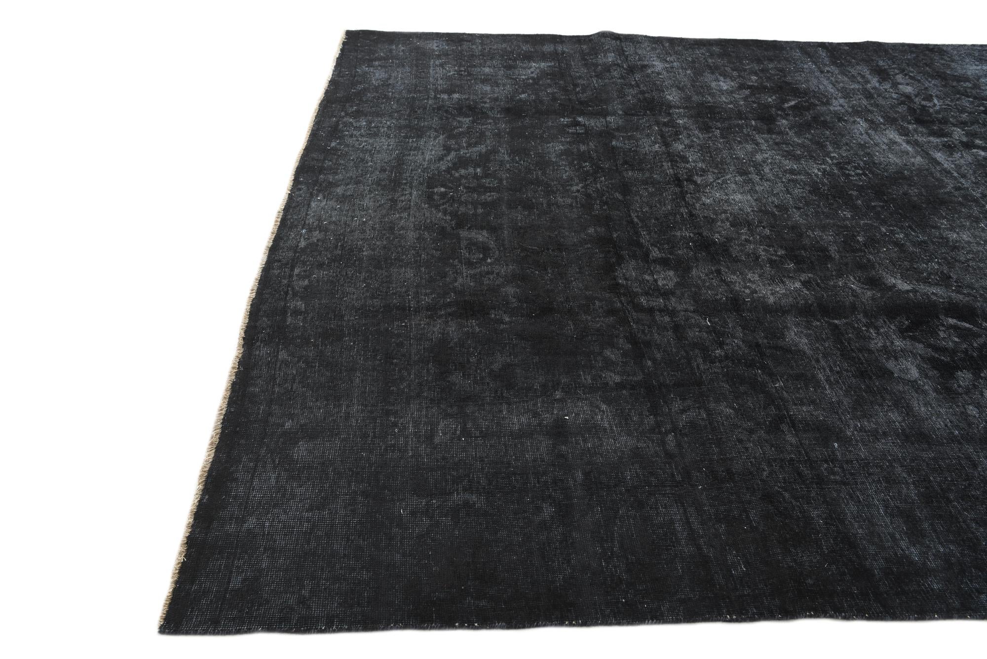 9' 5 x 12' 4 Hand Knotted Ultra Vintage Persian Wool Rug