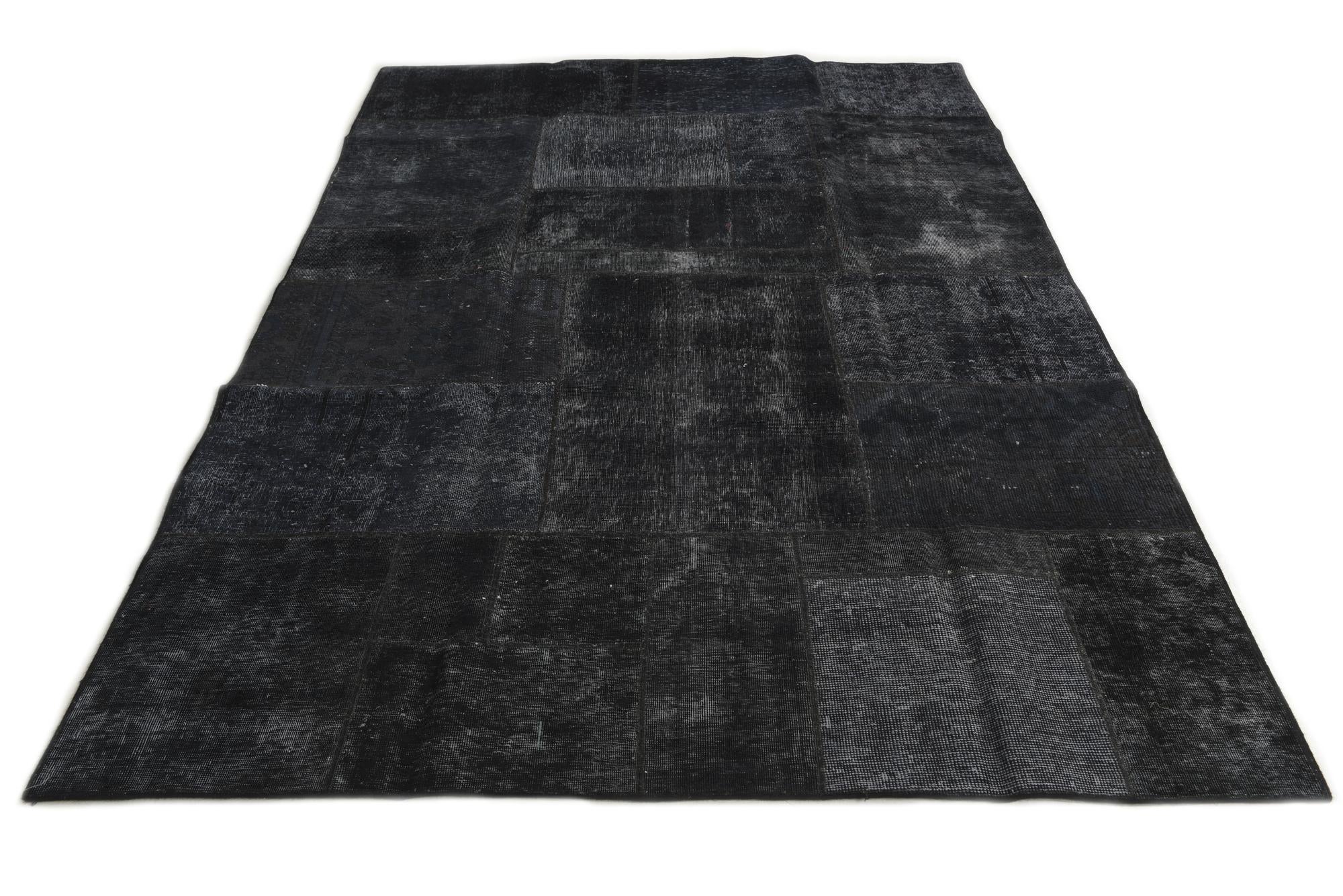 6' 1 x 9' Hand Knotted Ultra Vintage Persian Wool Rug