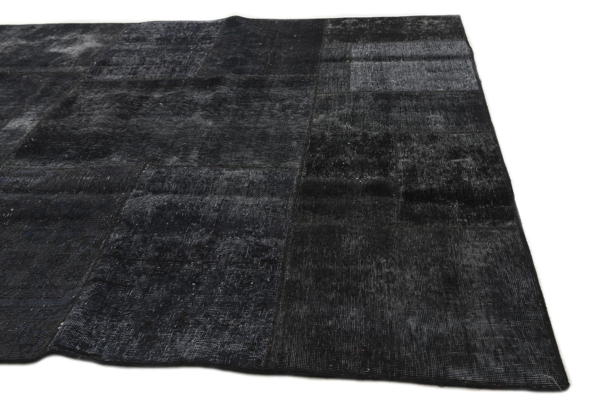 6' 1 x 9' Hand Knotted Ultra Vintage Persian Wool Rug