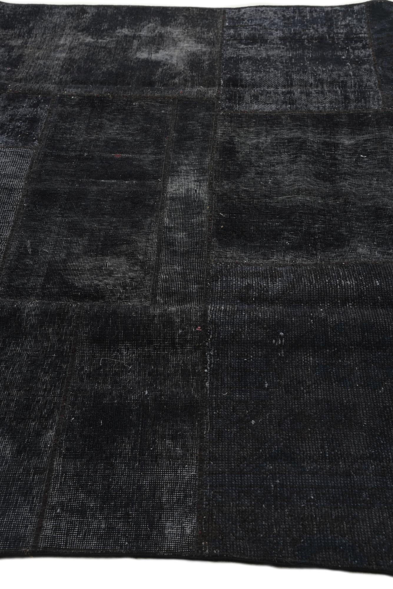 6' 1 x 9' Hand Knotted Ultra Vintage Persian Wool Rug