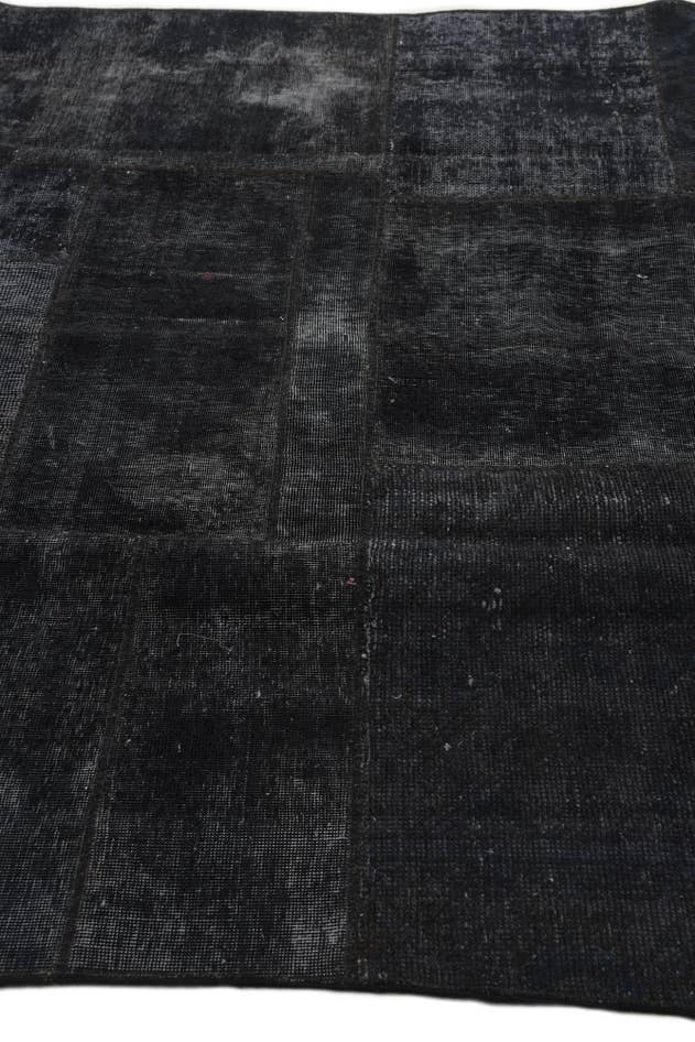 Detail image of 6' 1 x 9' Hand Knotted Ultra Vintage Persian Wool Rug