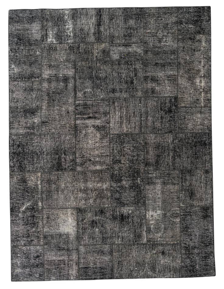 Detail image of 8' x 10' Hand Knotted Ultra Vintage Persian Wool Rug
