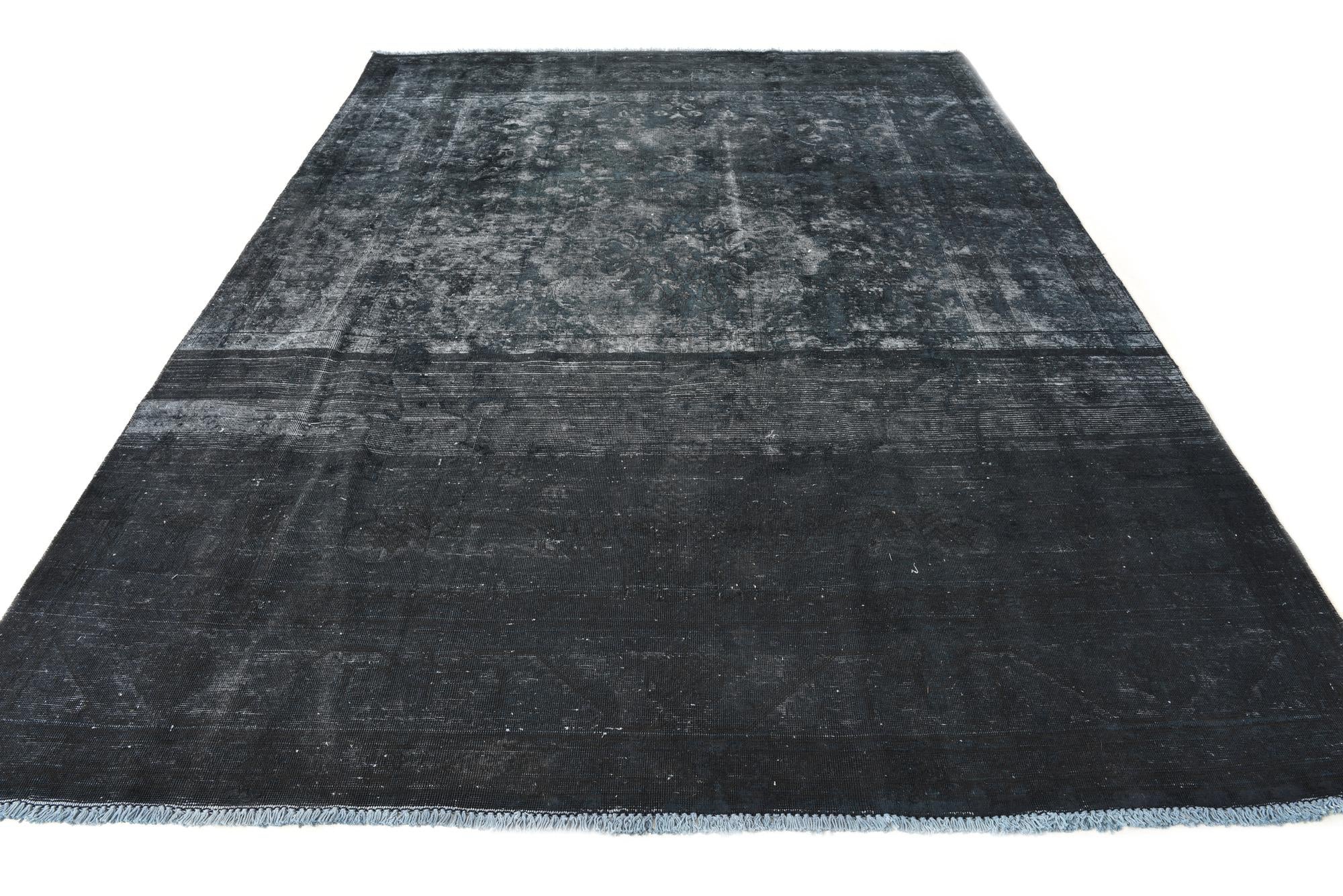 7' 10 x 10' 10 Hand Knotted Ultra Vintage Persian Wool Rug