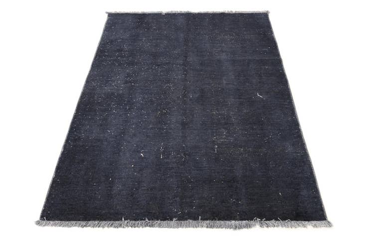 Detail image of 4' x 5' 6 Hand Knotted Ultra Vintage Persian Wool Rug