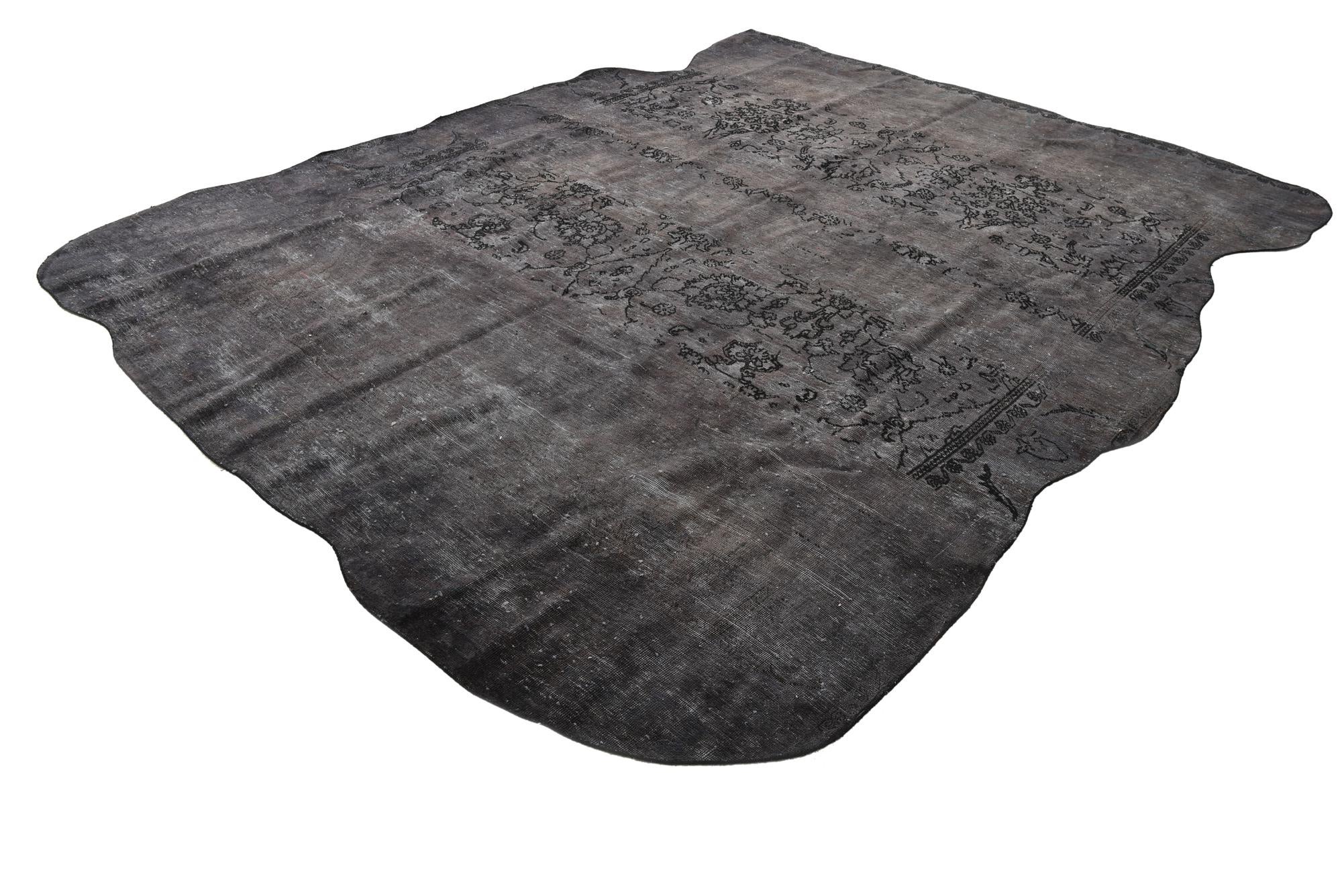 9' 7 x 12' 5 Hand Knotted Ultra Vintage Persian Wool Rug