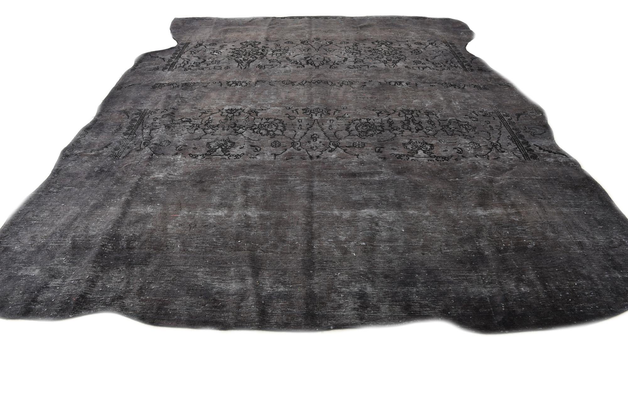9' 7 x 12' 5 Hand Knotted Ultra Vintage Persian Wool Rug